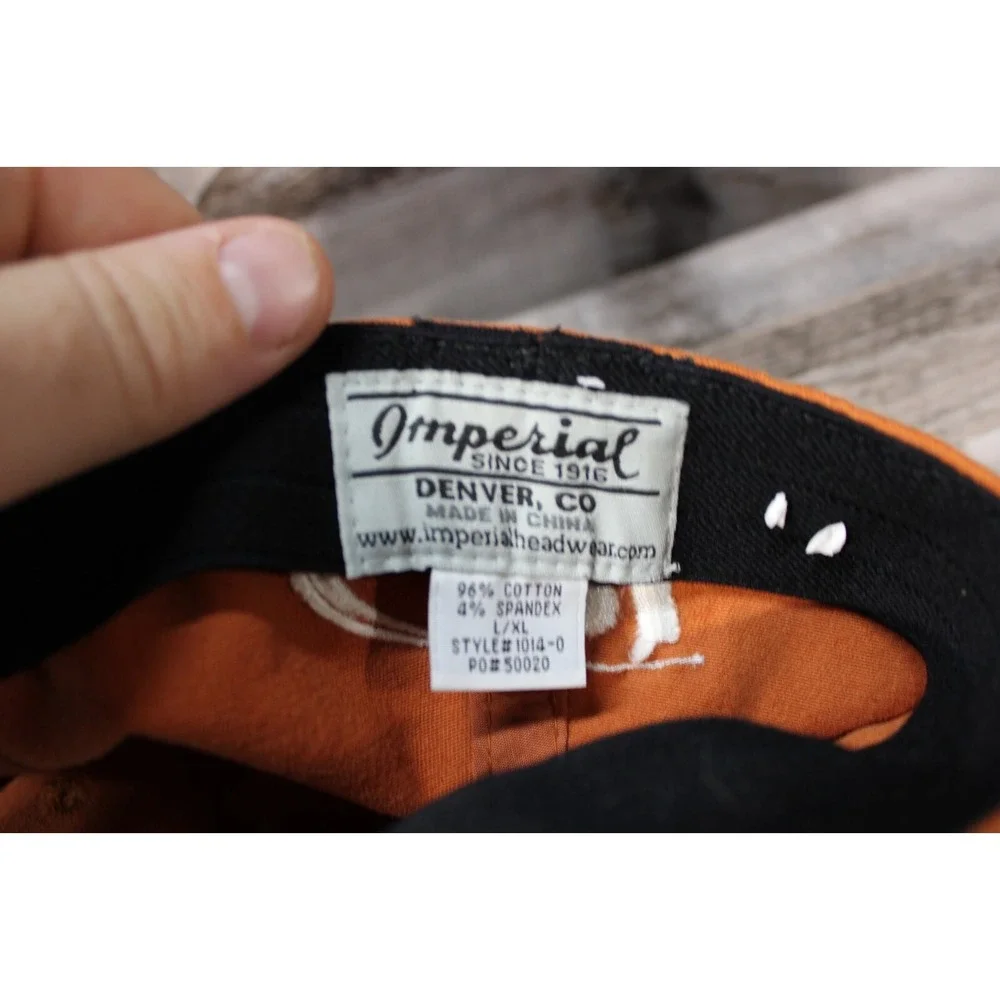 Imperial‎ Orange Stretch Fit Hat Size L/XL Bud Light